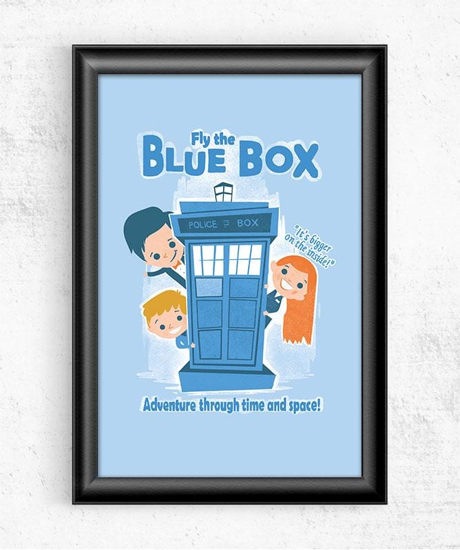 Fly the Blue Box Posters by Anna-Maria Jung - Pixel Empire