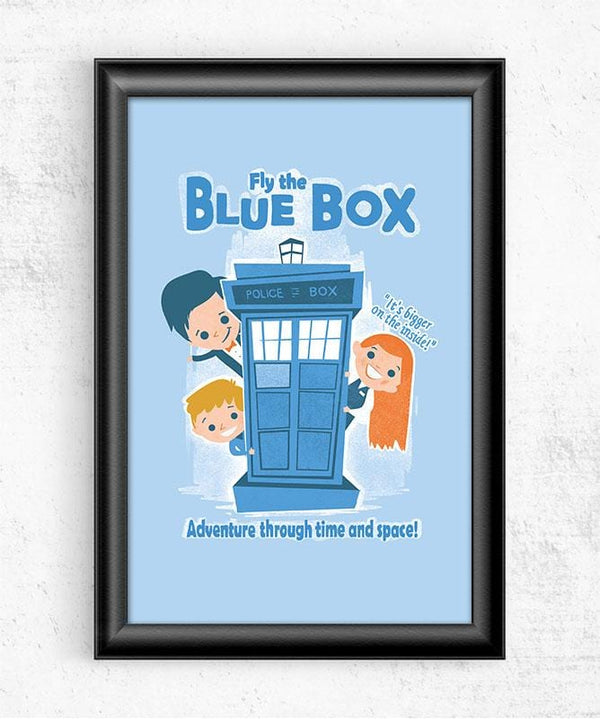 Fly the Blue Box Posters by Anna-Maria Jung - Pixel Empire