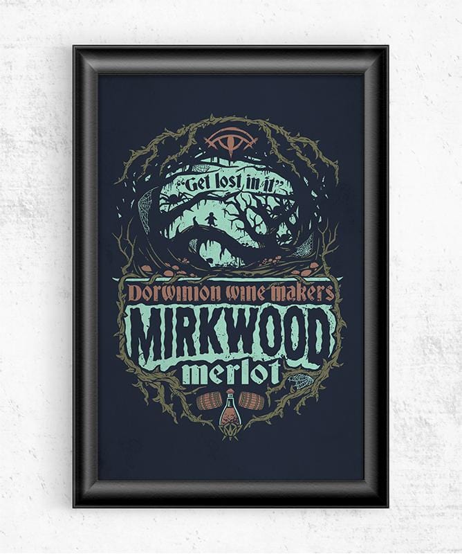 Mirkwood Merlot Posters by Cory Freeman Design - Pixel Empire
