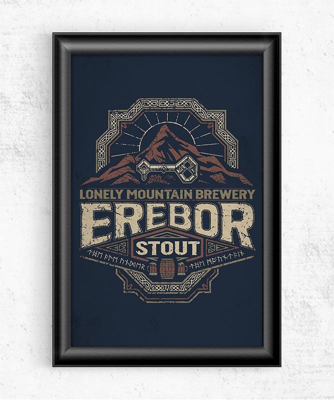 Erebor Stout Posters by Cory Freeman Design - Pixel Empire