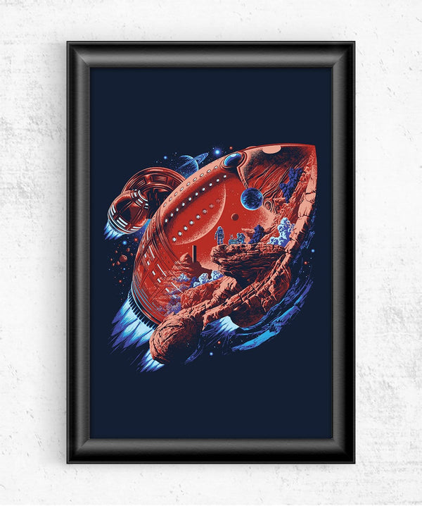 Rocket Planet Posters by Javi Ramos - Pixel Empire