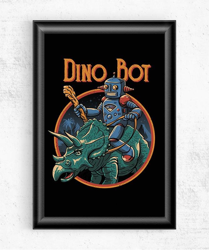 Dino Bot 2 Posters by Vincent Trinidad - Pixel Empire