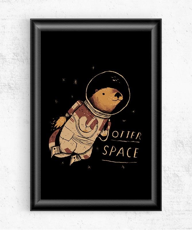Otter Space Posters by Louis Roskosch - Pixel Empire