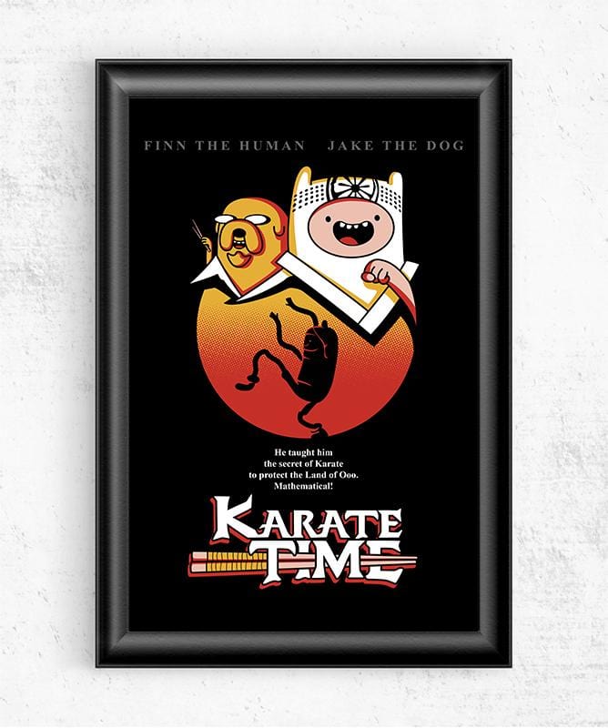 Karate Time Posters by Olipop - Pixel Empire