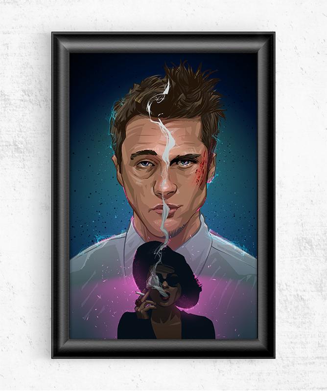 FIGHT CLUB アート作品 Fight Club Art Print: Signed Giclée Print of Original Oil Painting