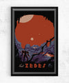 Visit Zebes Posters by Mathiole - Pixel Empire