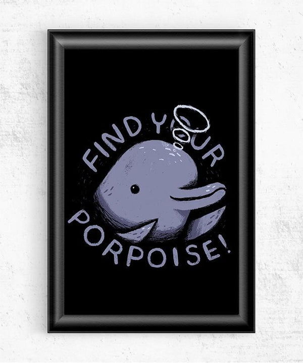 Find Your Porpoise Posters by Louis Roskosch - Pixel Empire