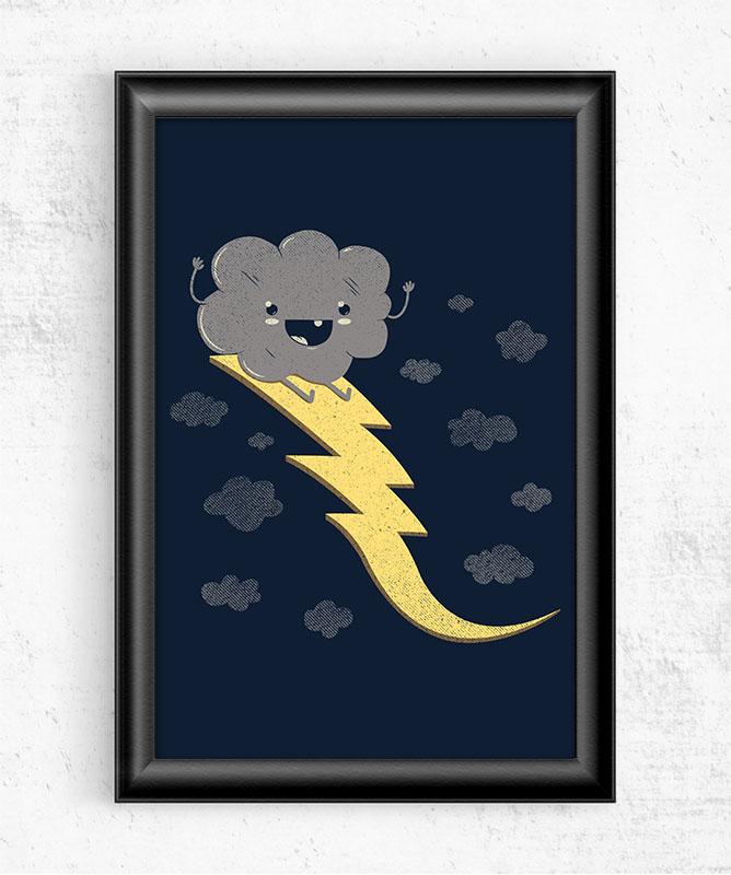 Ride the Lightning Posters by Perry Beane - Pixel Empire