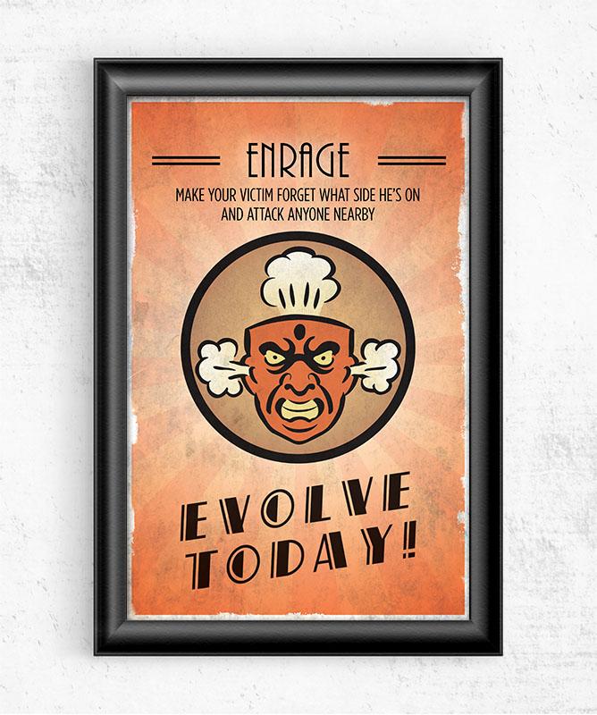 Bioshock Plasmid Enrage Posters by Dylan West - Pixel Empire