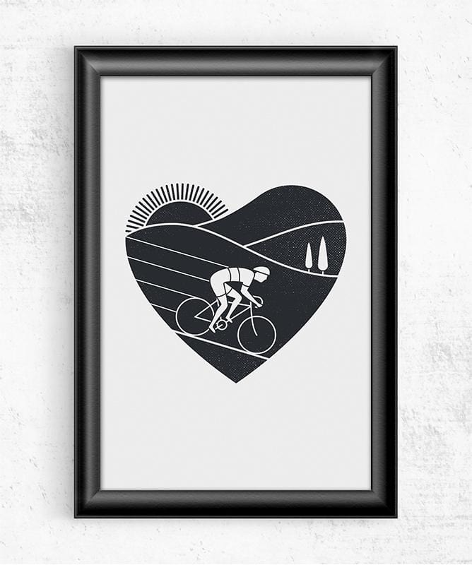 Love Cycling Posters by Rick Crane - Pixel Empire