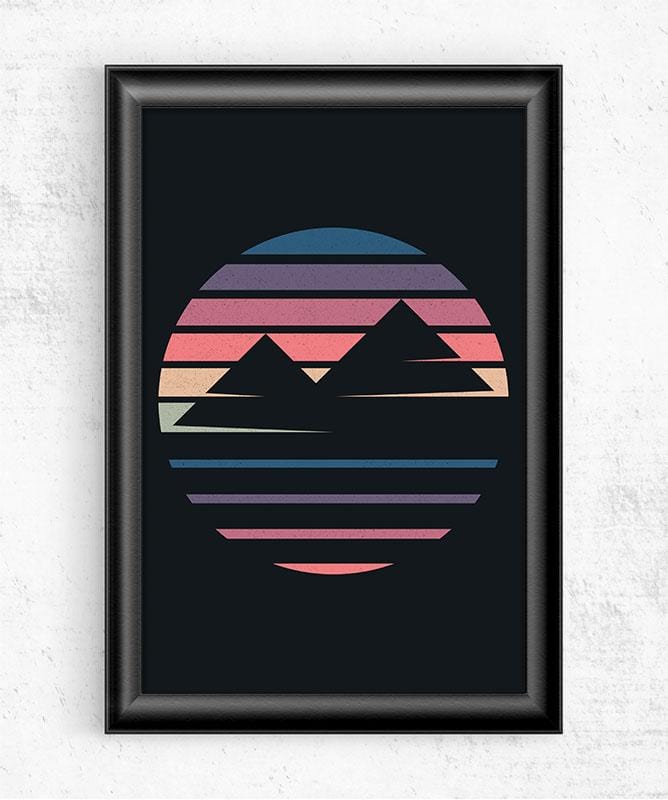 Foggy Mountains Posters by Daniel Teres - Pixel Empire
