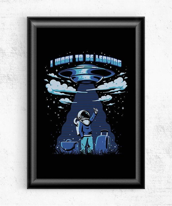 I Want to be Leaving Posters by Ilustrata - Pixel Empire