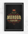 Mordor Dark Ale Posters by Cory Freeman Design - Pixel Empire