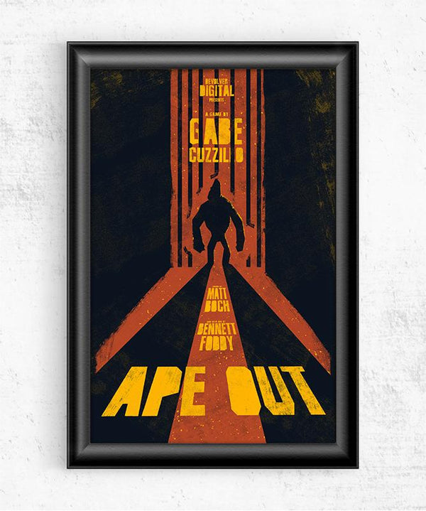 Ape Out Posters by Felix Tindall - Pixel Empire