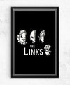 Links Posters by Louis Roskosch - Pixel Empire