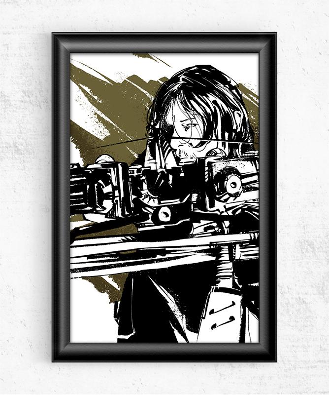 The Walking Dead Daryl Posters by Nikita Abakumov - Pixel Empire