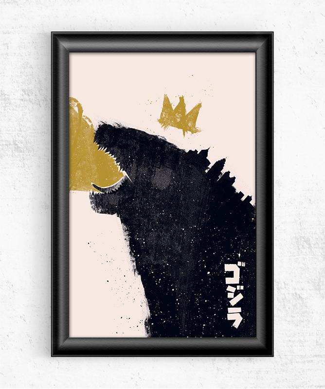 King Godzilla Posters by Felix Tindall - Pixel Empire