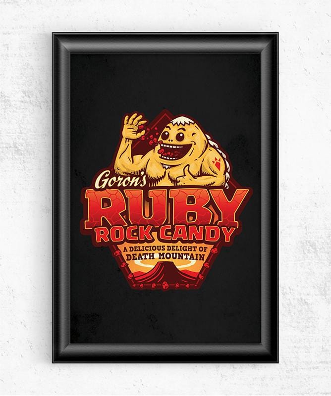 Goron Rock Candy Posters by Cory Freeman Design - Pixel Empire