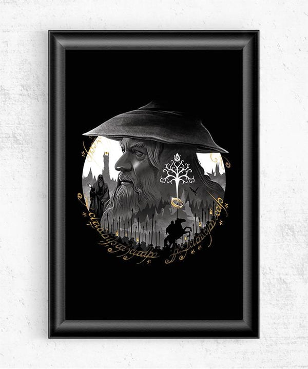 The Grey Wizard Posters by Vincent Trinidad - Pixel Empire