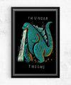 Thunder Thighs Posters by Louis Roskosch - Pixel Empire
