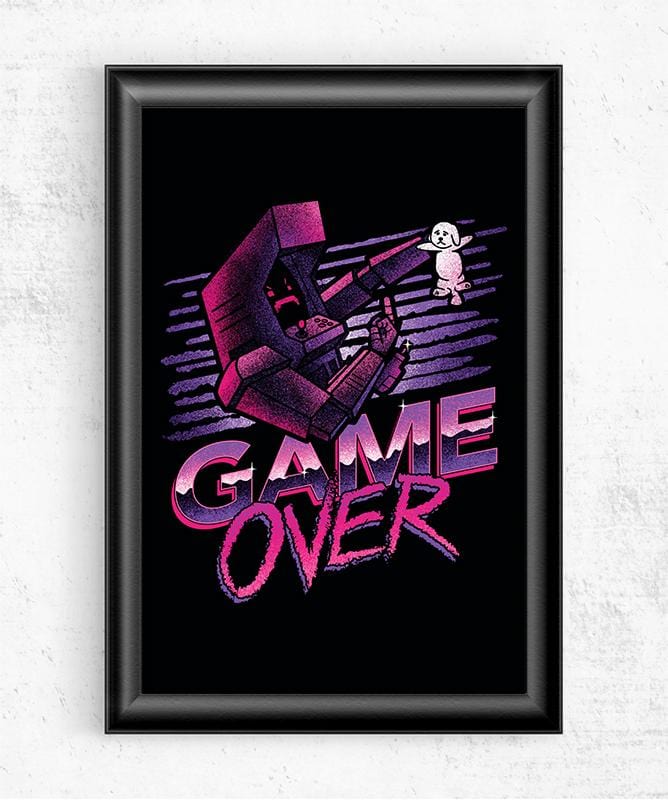 Game Over Posters by Cory Freeman Design - Pixel Empire