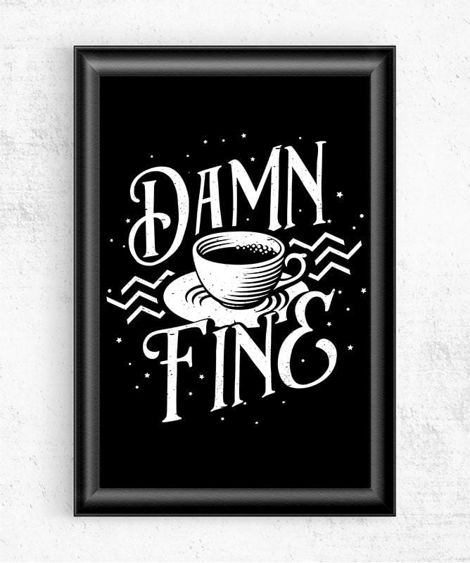 Damn Fine Coffee Posters by Barrett Biggers - Pixel Empire