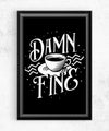 Damn Fine Coffee Posters by Barrett Biggers - Pixel Empire