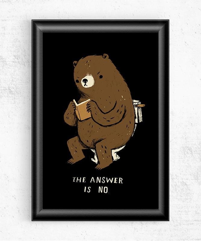 Does a Bear? Posters by Louis Roskosch - Pixel Empire