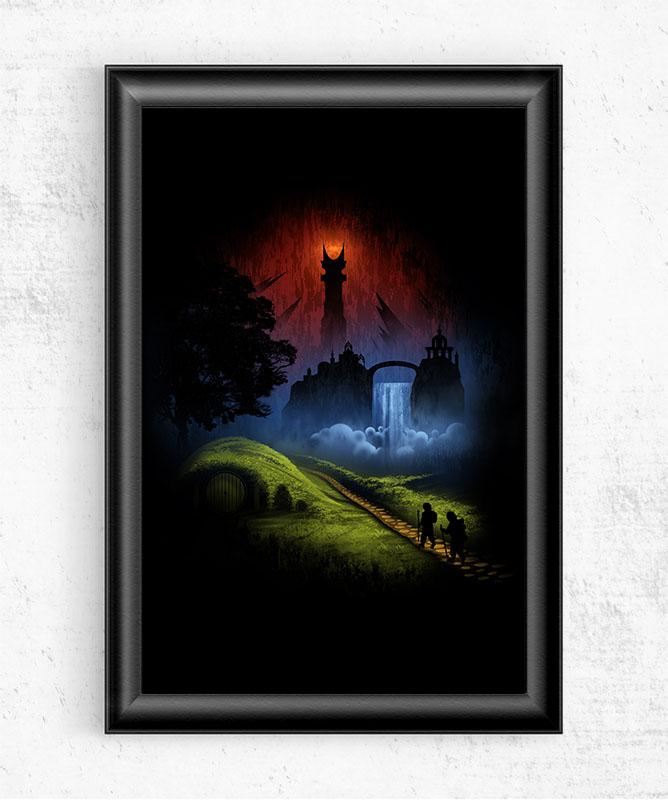 Over the Hill Posters by Alyn Spiller - Pixel Empire