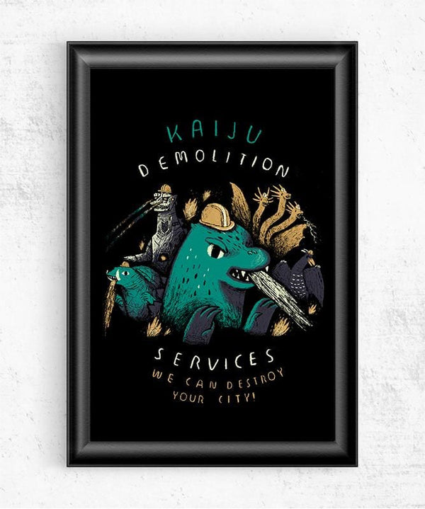 Kaiju Demolition Posters by Louis Roskosch - Pixel Empire