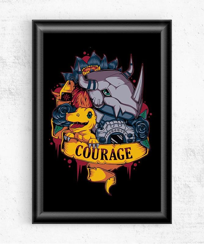Courage Power Posters by Typhoonic - Pixel Empire