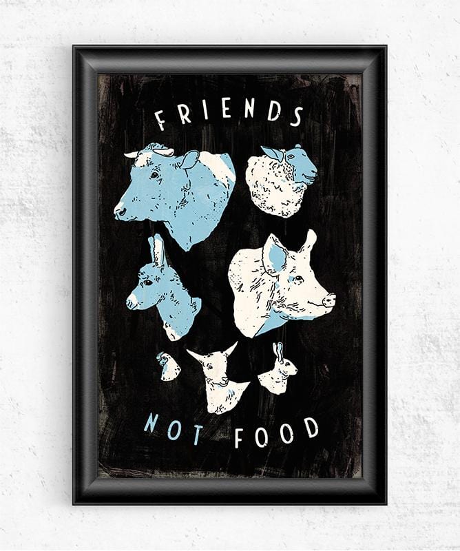 Friends Not Food Posters by Ronan Lynam - Pixel Empire