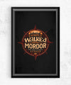 Walked Into Mordor Posters by Cory Freeman Design - Pixel Empire