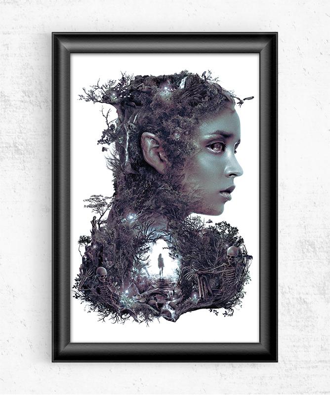 Lady of the Dark Wood Posters by Barrett Biggers - Pixel Empire