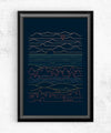 Linear Landscape Posters by Rick Crane - Pixel Empire