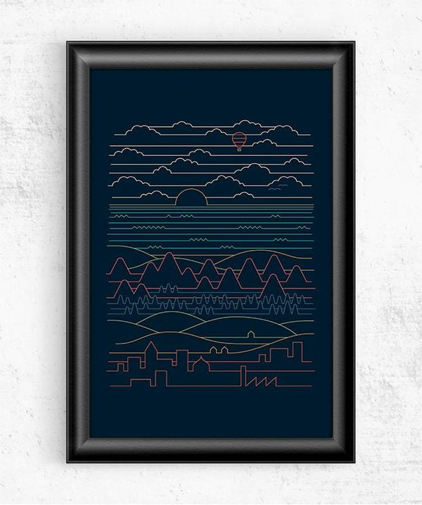 Linear Landscape Posters by Rick Crane - Pixel Empire
