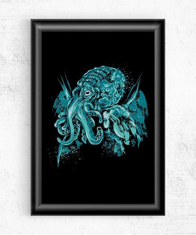 A God Beyond the Sea Posters by Dr. Monekers - Pixel Empire