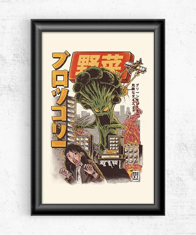 Broccozilla Posters by Ilustrata - Pixel Empire