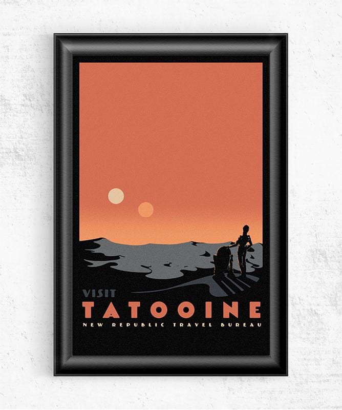 Visit Tatooine Posters by Mathiole - Pixel Empire