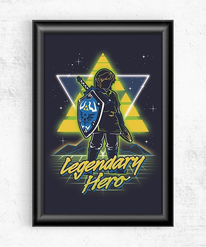 Retro Legendary Hero Posters by Olipop - Pixel Empire