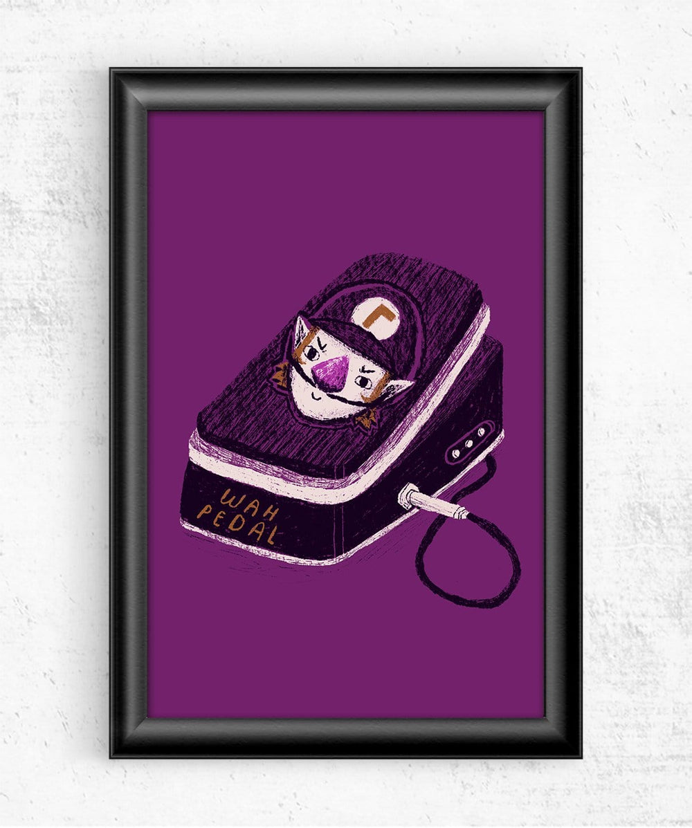 Wah Pedal Posters by Louis Roskosch - Pixel Empire