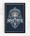 Minas Tirith White Ale Posters by Cory Freeman Design - Pixel Empire