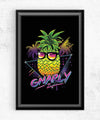 Rad Pineapple Posters by Vincent Trinidad - Pixel Empire