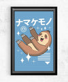 Kawaii Sloth Posters by Vincent Trinidad - Pixel Empire