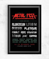 Metal Fest Posters by Grant Shepley - Pixel Empire