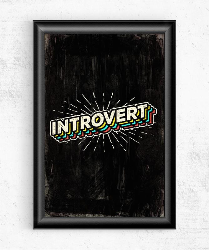 Introvert Posters by Ronan Lynam - Pixel Empire