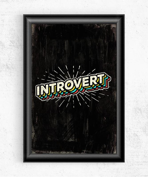 Introvert Posters by Ronan Lynam - Pixel Empire