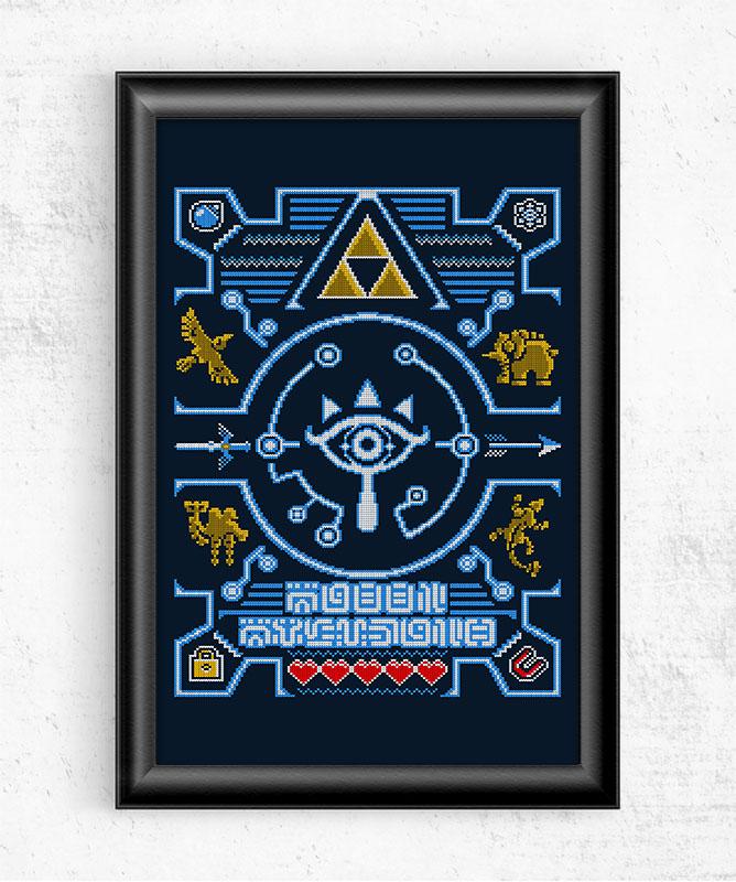Ugly Sheikah Sweater Posters by Punksthetic - Pixel Empire