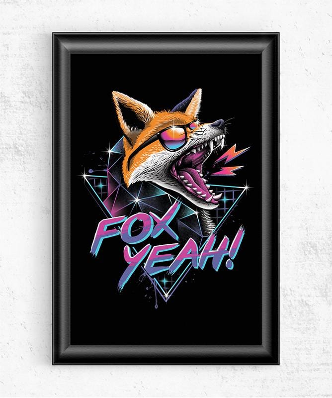 Fox Yeah Posters by Vincent Trinidad - Pixel Empire