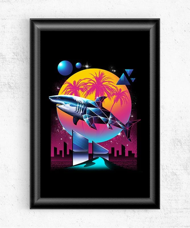 Rad Shark Posters by Vincent Trinidad - Pixel Empire